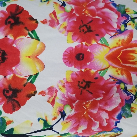 🌹Vogue Fashion Multi Color Floral Knit Dress - Picture 4 of 7